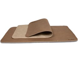 Pavelinni Placemat - Omkeerbaar - Ecoleder - Dubbel gestikt - K01K03 - 30x45cm - uitverkoop