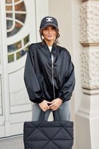 Jas dames - Bomberjack - Jack dames - One Size - Oversized - Zwart