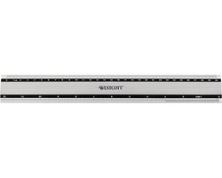 Westcott liniaal - 50 cm / 19 inch - aluminium - met anti slip - AC-E10193