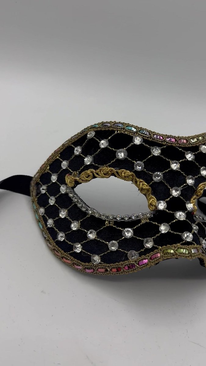 2 Stuks Venetiaanse Maskers Voor Heren En Dames, Maskerademasker