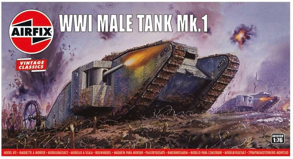 Airfix - Wwi Male Tank (Af01315v)