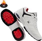 Nivard Golfschoenen Heren - Golfkleding - Golfschoenen Antislip - Golfen - Wit - 42