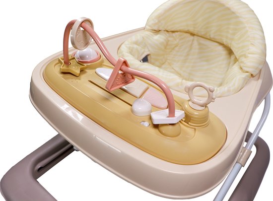 Tryco Baby Walker Zebra Beige Loopstoel van Merkloos — afbeelding 2