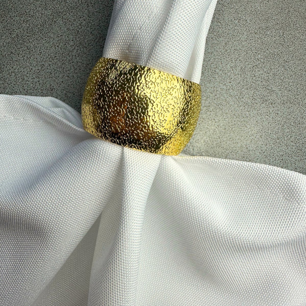 Servetring - Servetring Set Van 4 - Servetring Goud - Tafeldecoratie - Tafeldecoratie Goud