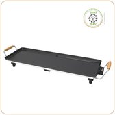 Bol.com Little Balance 8741 - XL Teppanyaki bakplaat/grillplaat - 1800 Watt - 70 x 23 cm - PFAS vrij - 8 personen aanbieding