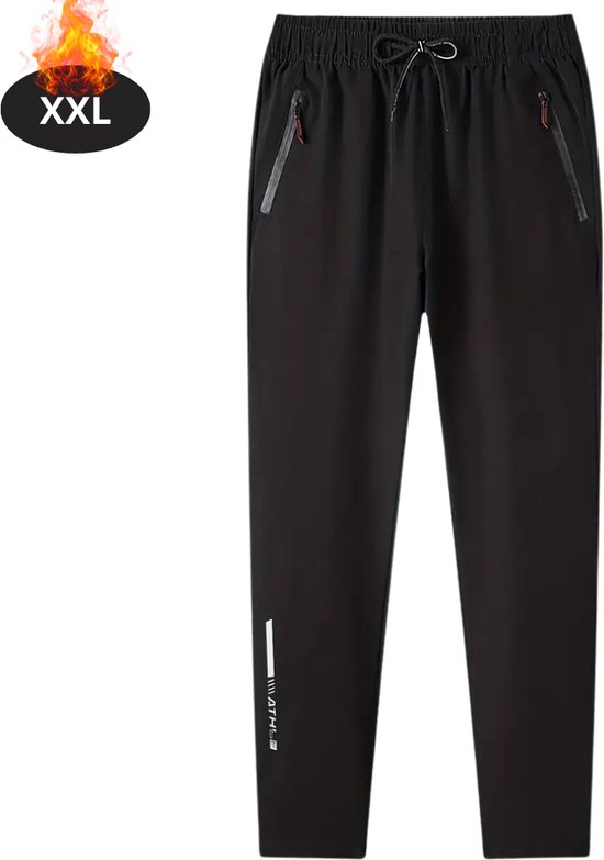 Nivard Trainingsbroek Heren - Sportbroek - Trainingsbroek Lang - Trainingspak - Sportkleding - Zwart - XXL