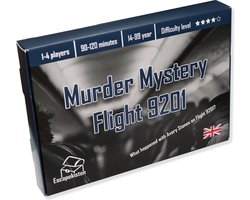 Escapekisten – Flight 9201 – Murder Mystery Escape Room Thuis voor Volwassenen – 2-6 spelers – 90 minuten puzzelplezier!