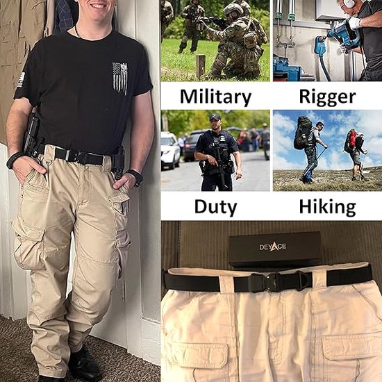 Heren Riemen Nylon Militaire Tactisch Riem Normale en Heren Riemen Nylon Militaire Tactisch Riem Normale en
