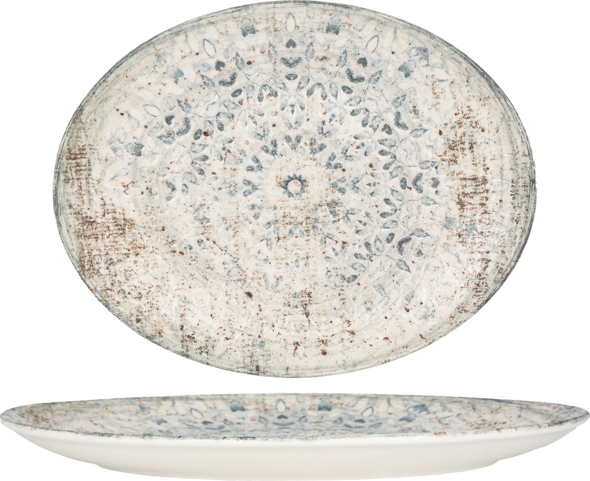 Rinart Serveerschaal - Fade - Porselein - 36 cm - set van 2