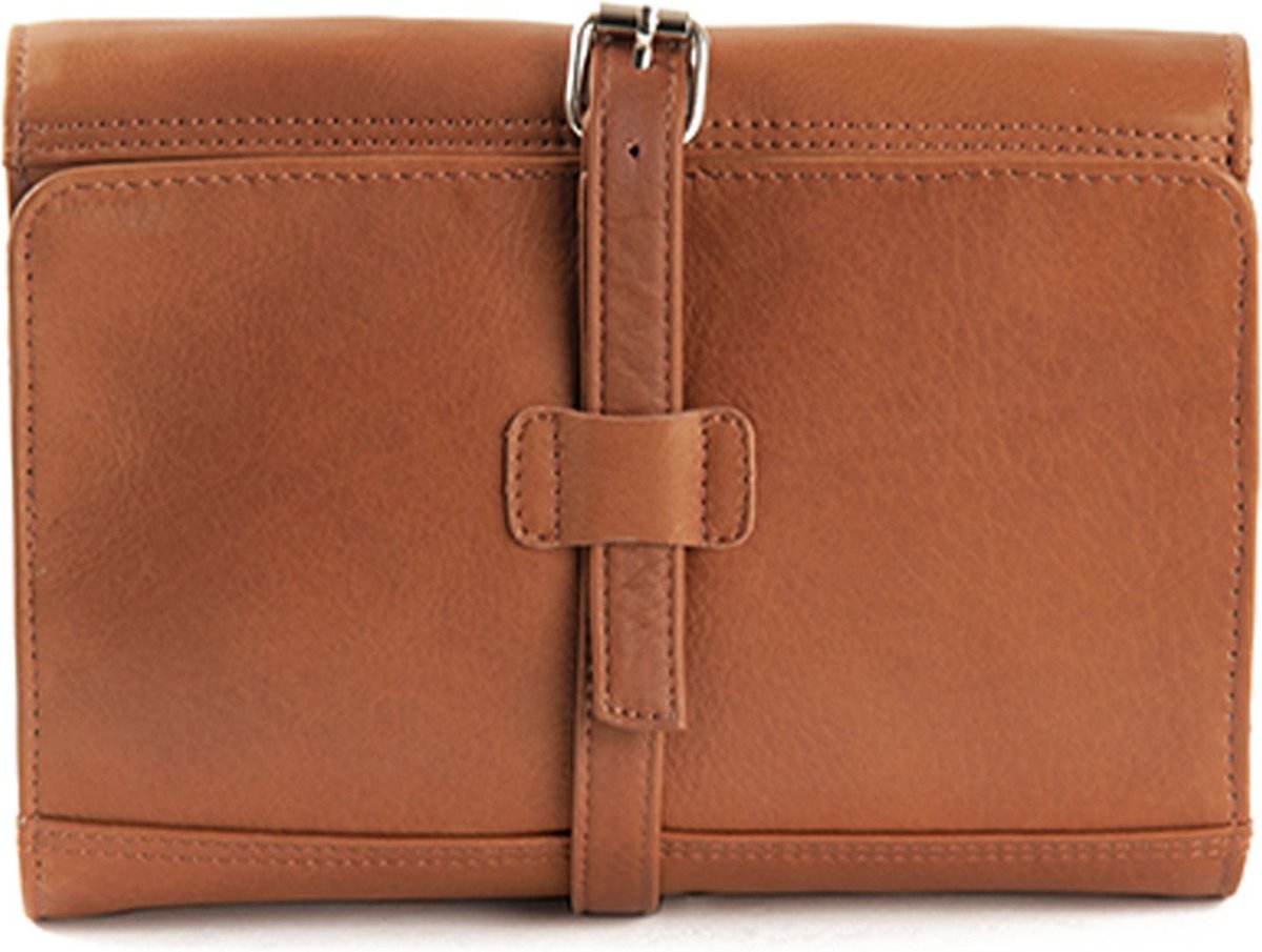 HAROLD'S Leren Toilettas Country Toilet Roll Cognac Lichtbruin