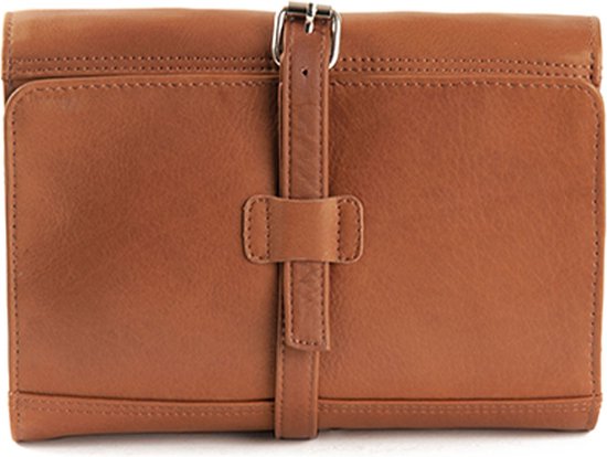 HAROLD'S Cuir Trousse de toilette Country Toilet Roll Cognac Marron clair