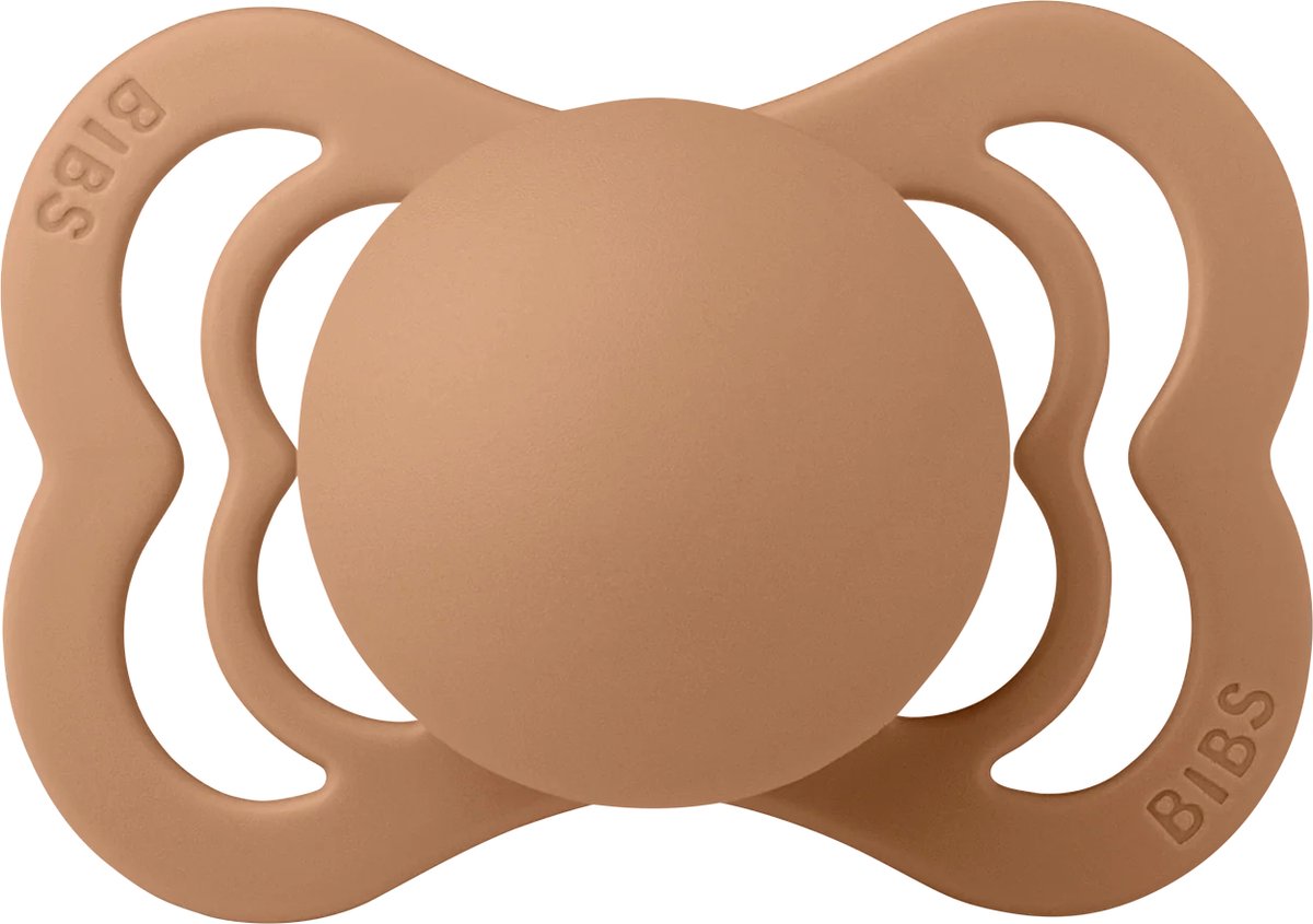 Goedkoopste BIBS fopspeen Supreme Latex Maat 1 (0-6 maanden) 1 stuk Earth