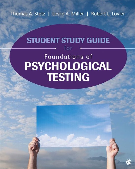 Student Study Guide for Foundations of Psychological Testing - cover