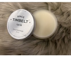 Timbelt Ledervet Naturel - Leerverzorging - Leather Cream - Leer creme - Leer wax - Leder vet - LeerVet - Kleurloos