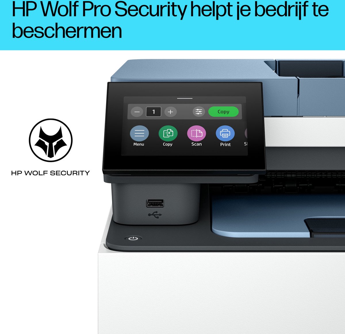 HP Color LaserJet Pro MFP 3302sdw - All-in-One Kleuren Laserprinter - 3 jaar garantie na registratie thumbnail 3