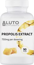 Propolis Extract - 750 mg per dosering - 90 Vegetarische capsules - LUTO Supplements