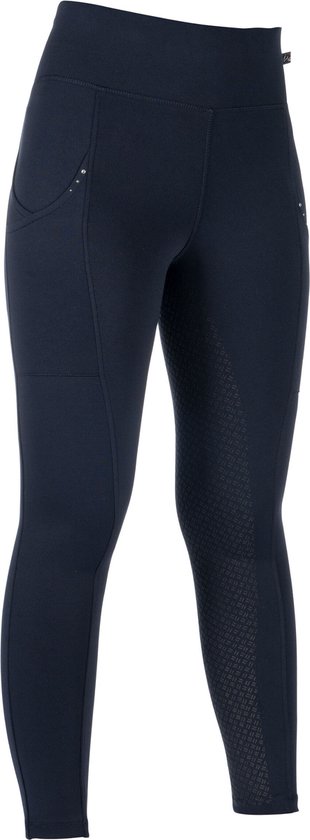 Pantalon D'Équitation Hiver Femme Doublé Polaire - Full Grip, Poches Et Confort Chaleur Extrême