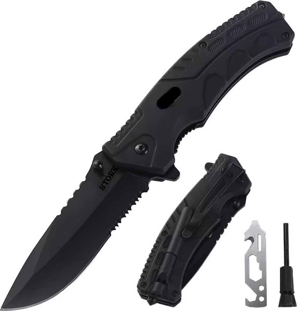 Couteau de poche pliant G10 avec lame D2 pour camping et survie