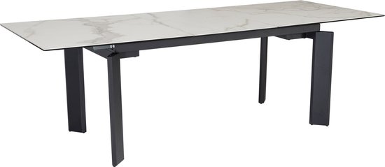 Uitschuifbare Tafel Antraciet Keramiek 160-200 cm