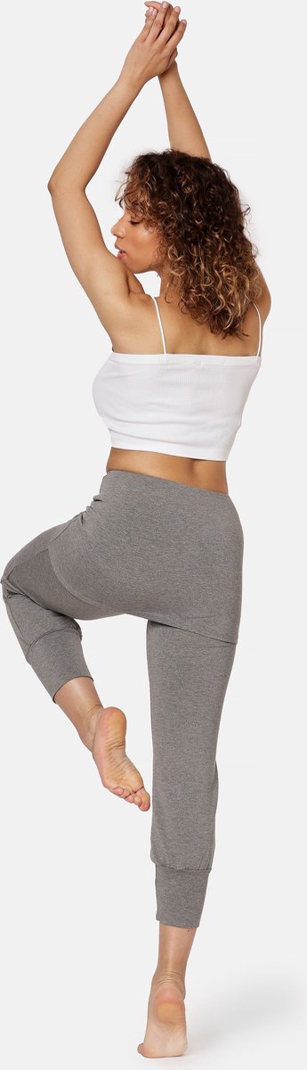 Bellivalini Dames Yogabroek - Sport - Vrijetijdsbroek - Lang - Viscose - Sportbroek - BLV-BLV50-276-YPS - Medium Melange - XXL van Bellivalini — afbeelding 3
