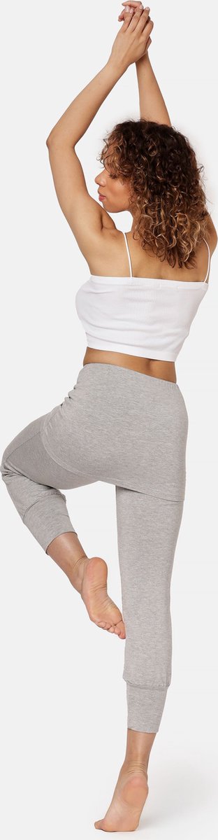 Bellivalini Dames Yogabroek - Sport - Vrijetijdsbroek - Lang - Viscose - Sportbroek - BLV-BLV50-276-YPS - Melange - 3XL — afbeelding 4