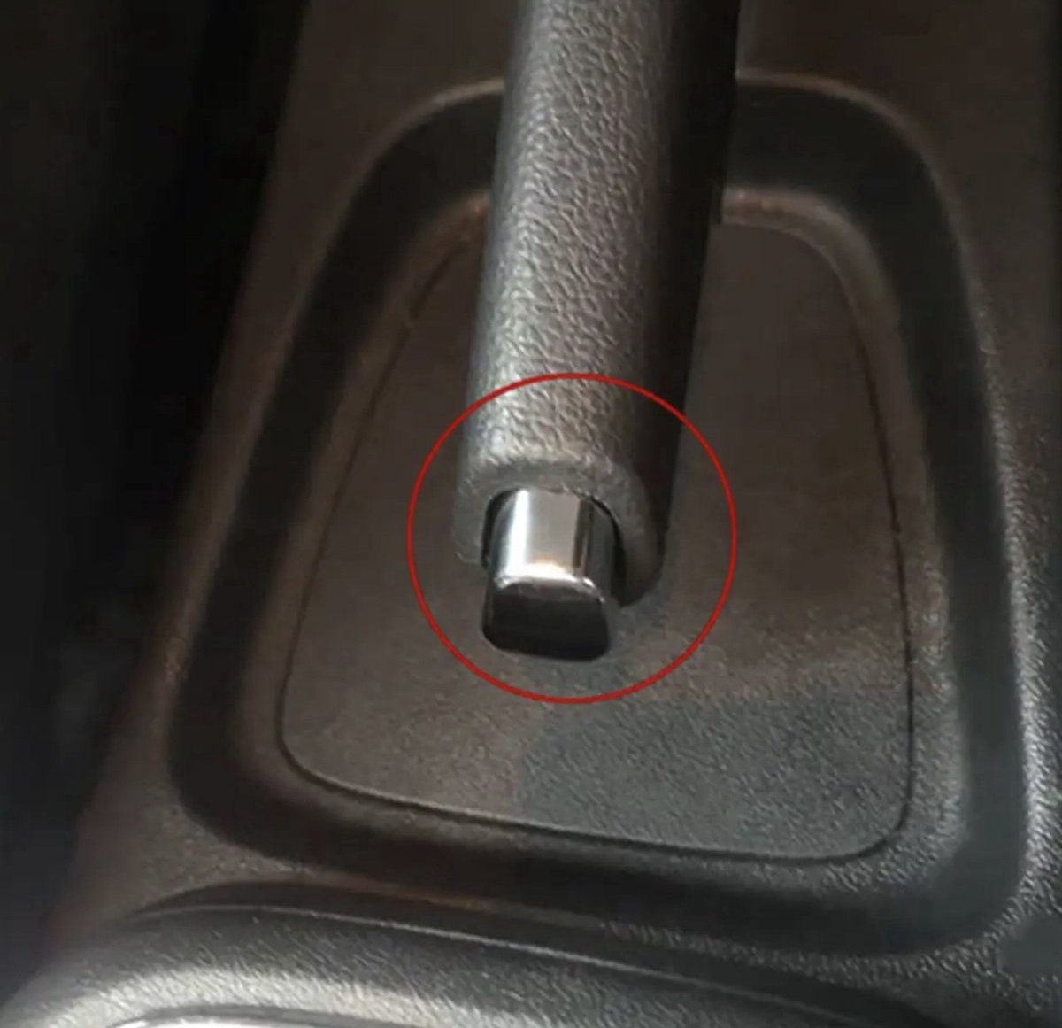 Medj - Handremknop-handrem-knop-geschikt voor volkswagen polo -skodia-kapje-auto-interieur zilver