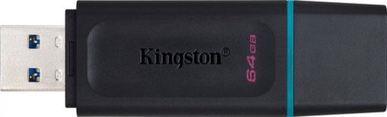 Kingston Technology DataTraveler Exodia lecteur USB flash 64 Go USB Type-A 3.2 Gen 1 (3.1 Gen 1) Noir