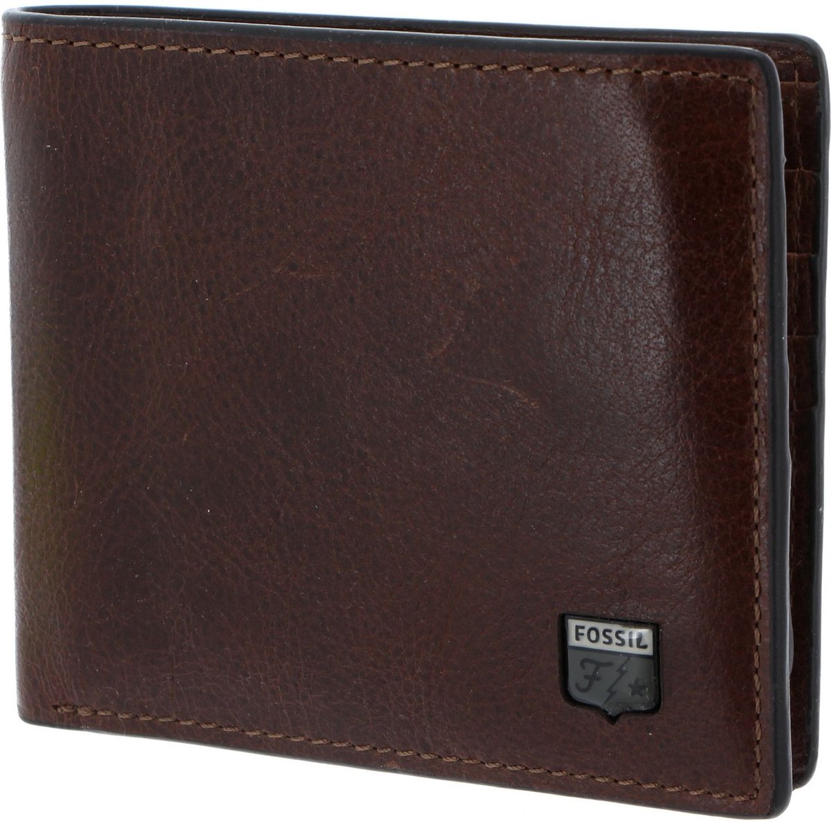 FOSSIL Portemonnee Jesse Passcase Wallet Cognac Bruine