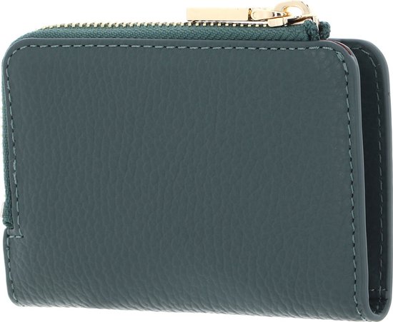 COCCINELLE Cuir Étui pour carte de crédit Metallic Soft Credit Card Holder Kale Green Vert sapin