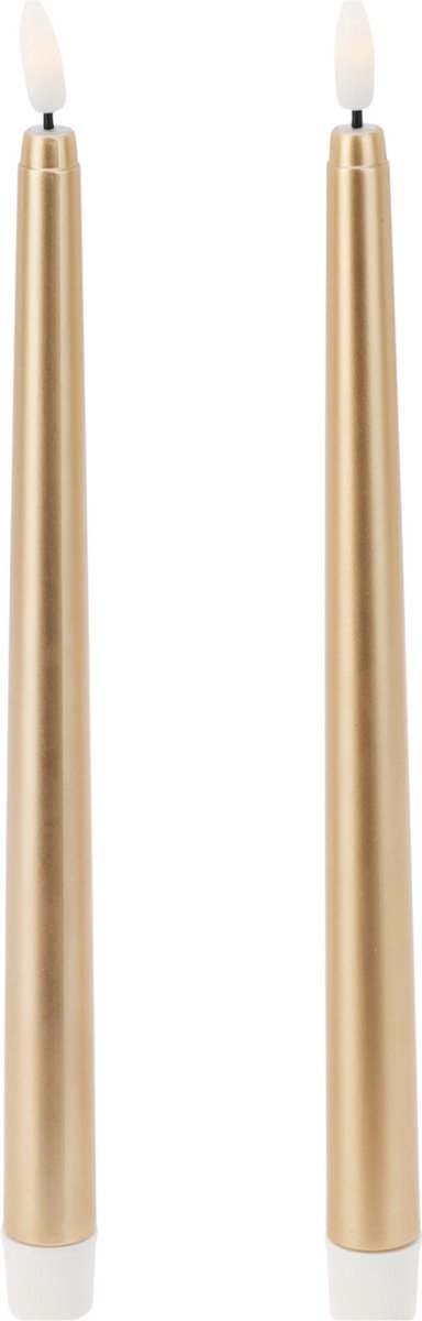 Gewaxte LED-st kaarsen, 27 cm