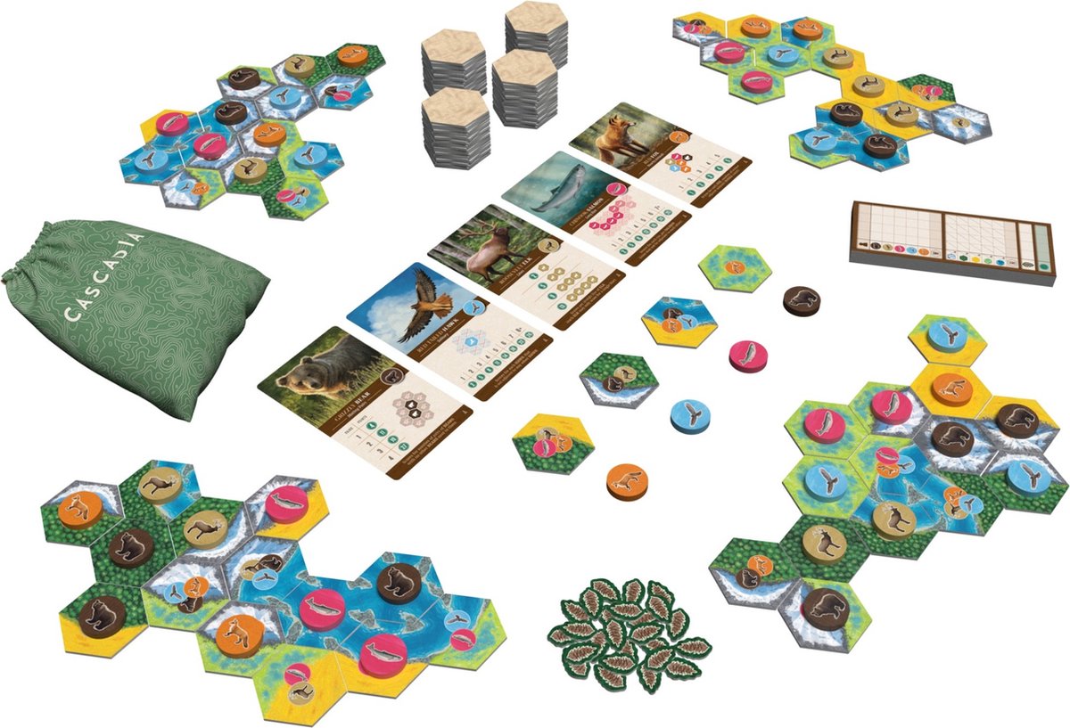 White Goblin Games - Cascadia - familiespel - 1 tot 4 spelers - 45 minuten - Vanaf 10 jaar — afbeelding 6