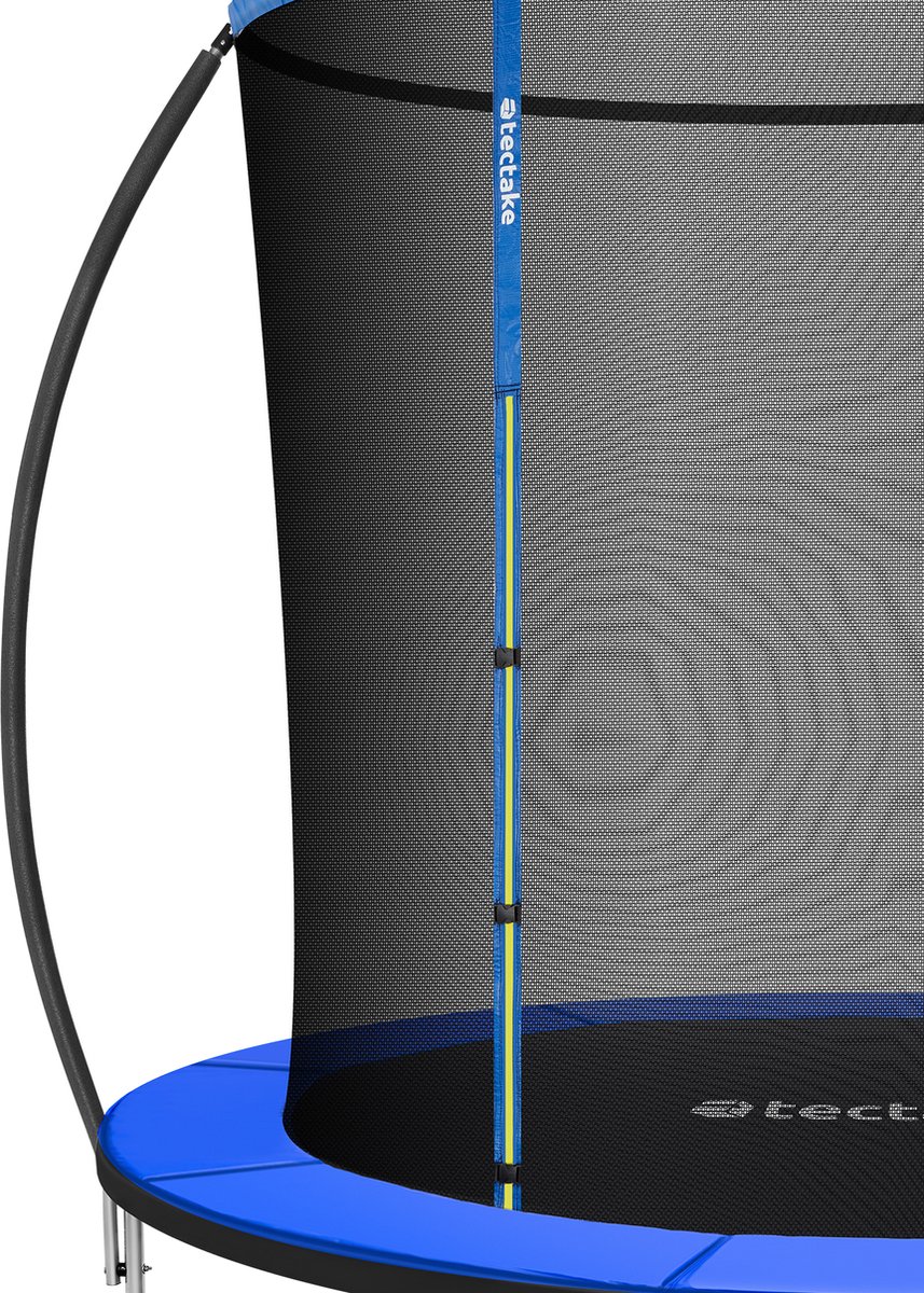 tectake® Trampoline met Veiligheidsnet en Trap - 244 cm - Veilig en Stevig - Voor buiten - Tuintrampoline - Fitnesstraining - Kindertrampoline — afbeelding 10