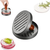 YUMILI Presse à Hamburger, Acier Inoxydable 304 Smash Burger Press Smasher Viande Grille Grill Pour Steak Bacon Chop Outils De Cuisine