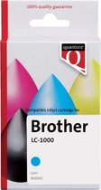 Inktcartridge Quantore Brother LC-1000 blauw