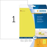 Herma Labels luminous yellow 210x297 SuperPrint 25 pcs.