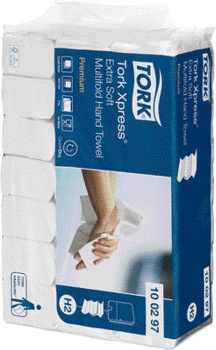 Tork handdoekpapier intervouw super-soft 2-laags 2100 vel - Tork