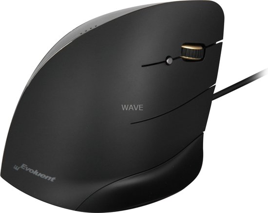 Evoluent Vertical C Usb Rechterhandmuis Zwart