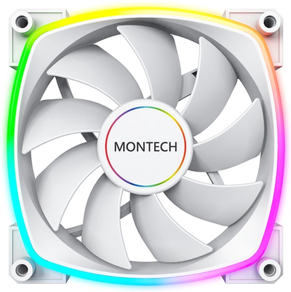 Montech AX140 PWM ARGB White - Ventilatorhuis - 140mm