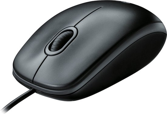 Logitech B100 - Muis - Zwart