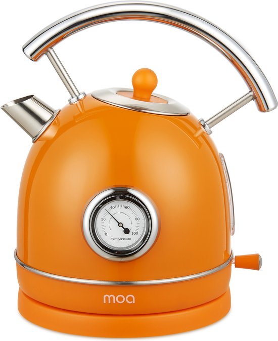 MOA Waterkoker Retro - 1,8 Liter - Oranje