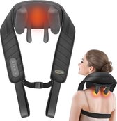 Health Bay® Human Feel - Nekmassage Apparaat - Massage Apparaat voor Nek en Schouder - Shiatsu Massagekussen Draadloos - Jouw Persoonlijke Masseur voor Thuis