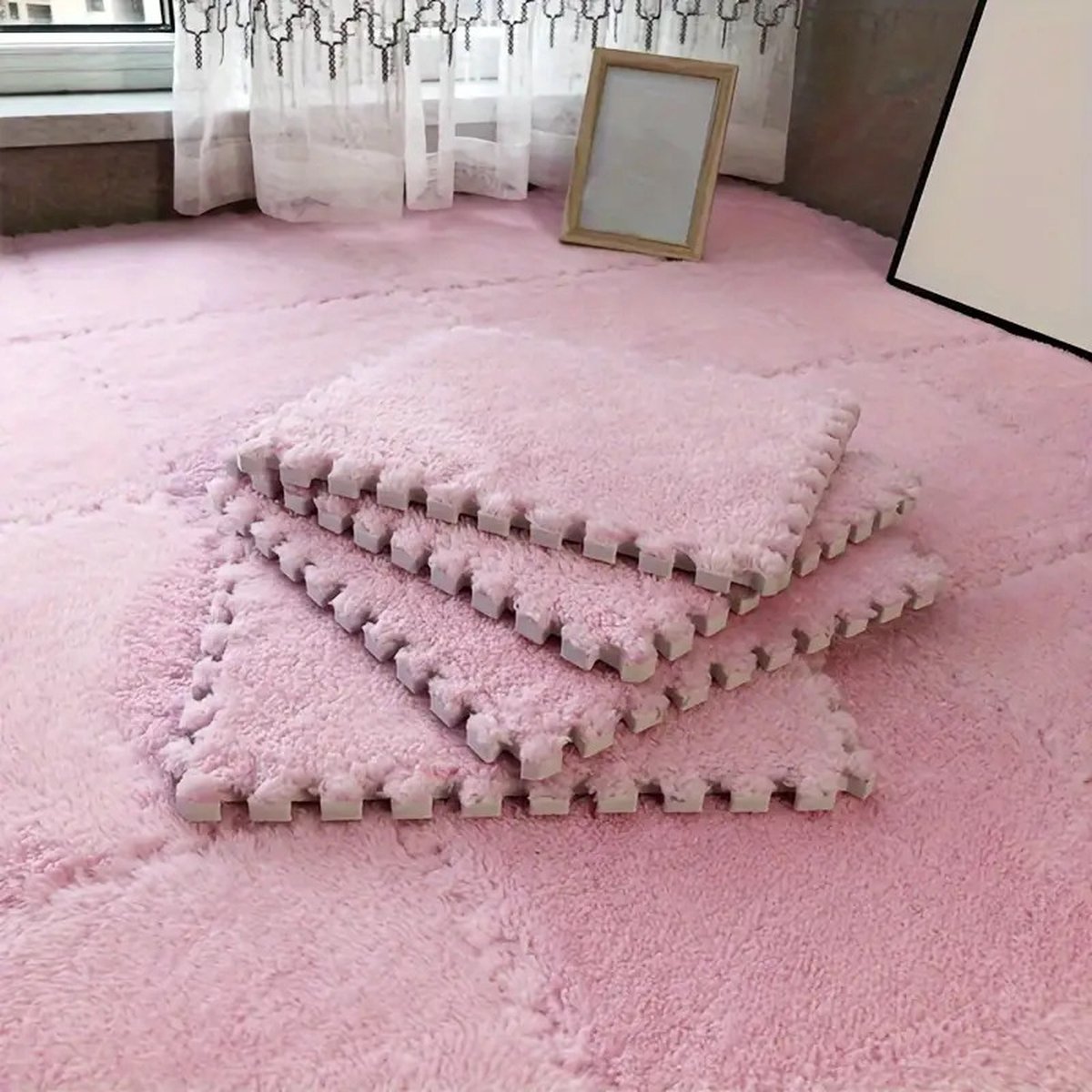 Puzzelmat - 30 x 30 x 1 cm - 12 stuks - 1,08 m2