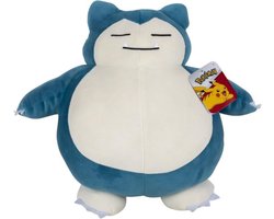 foto van Knuffel - BANDAI - Pokémon Snorlax (Snorlax) - 40 cm, zacht en donzig