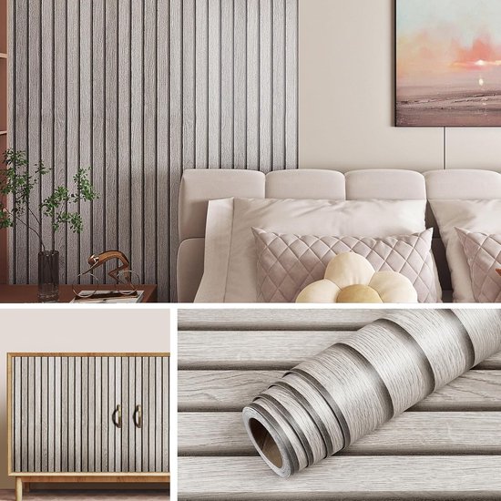 Kastanie Denver Zelfklevende houtfolie, extra sterk, gelamineerd, plakfolie, meubelfolie, decoratiefolie, deurfolie, keukenfolie, kastfolie, tafelfolie, 90 cm x 210 cm