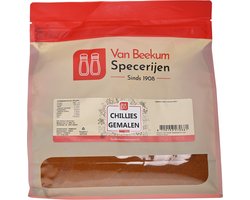 Van Beekum Specerijen - Chili Gemalen - 1 KG (hersluitbare stazak)