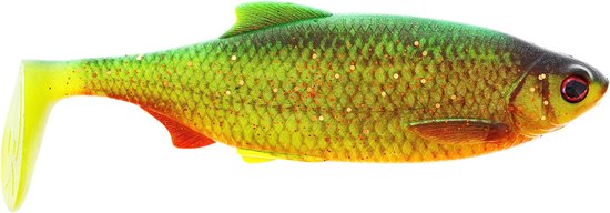Westin Fishing kunstaasRicky the Roach Shadtail Firetiger Rudd (18cm) van Westin — afbeelding 2