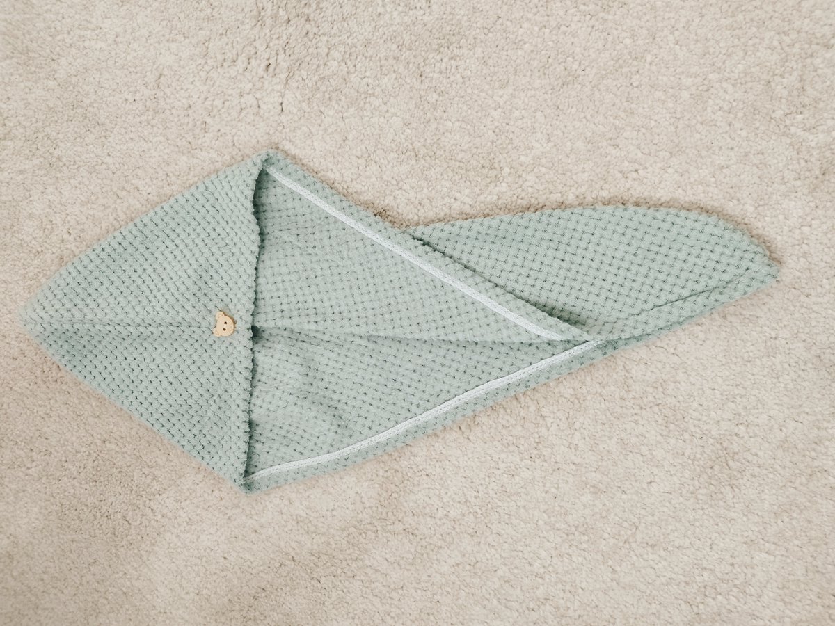 Haarhanddoek - Luxe - Microvezel - Dry Quick -Haardoek -Groen
