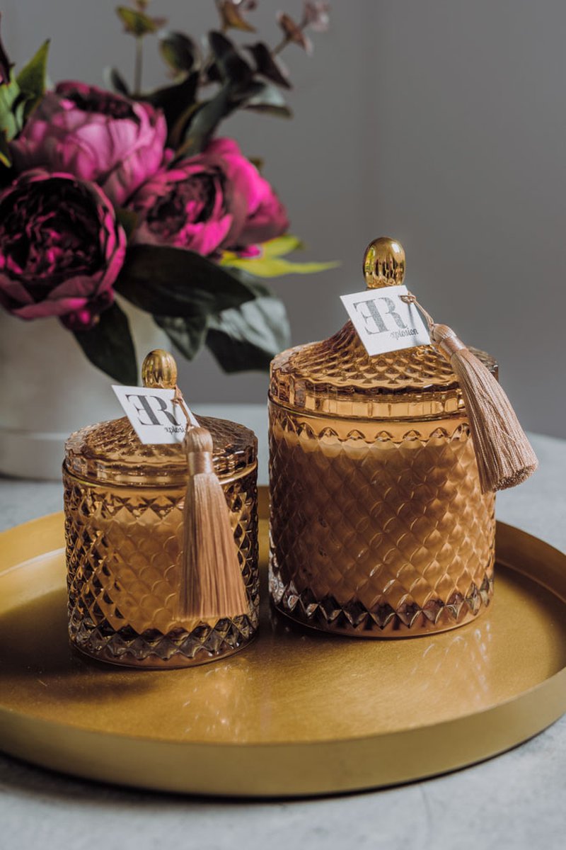 Geurkaars L Amber 230 ml - Inspired by Flower Explosion