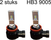9005 / HB3 LED lampen- 6000K – Auto Verlichting Lamp – Dimlicht, Grootlicht of Mistlicht - 2 stuks – 12V
