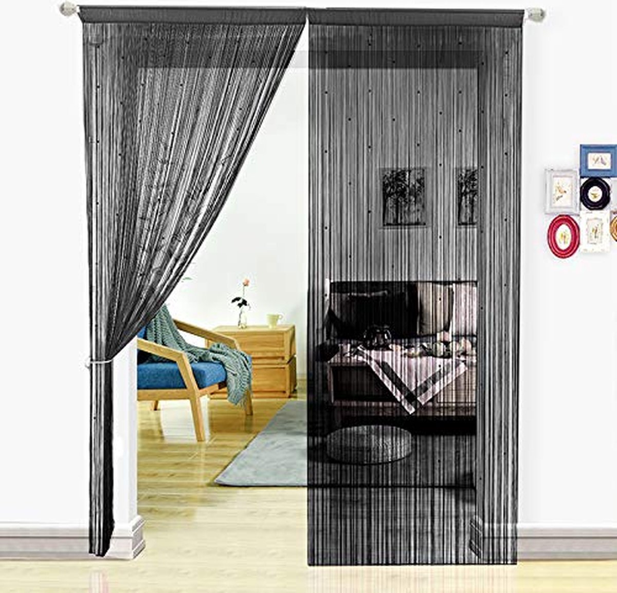String Gordijnen Voor Woonkamer Kraal Gordijnen Deur Gordijn Divider Home Decor